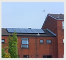 Bartley Green house with a 3kw solar panel Installation