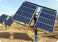 Sun tracking solar panels