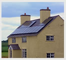 Whitchurch house with a 5kw  solar panel system on the roof