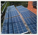 Wombourne house with a 4kw solar panel installion on its roof